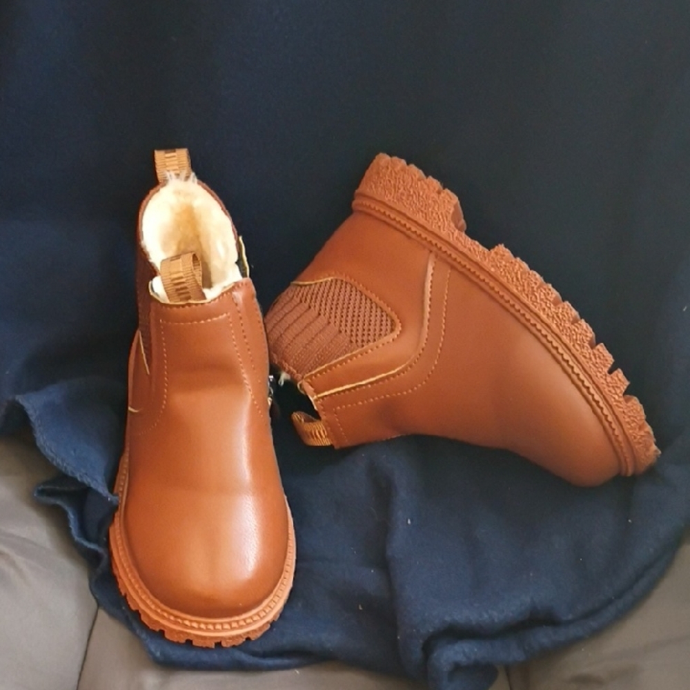 Brown Kids Boots